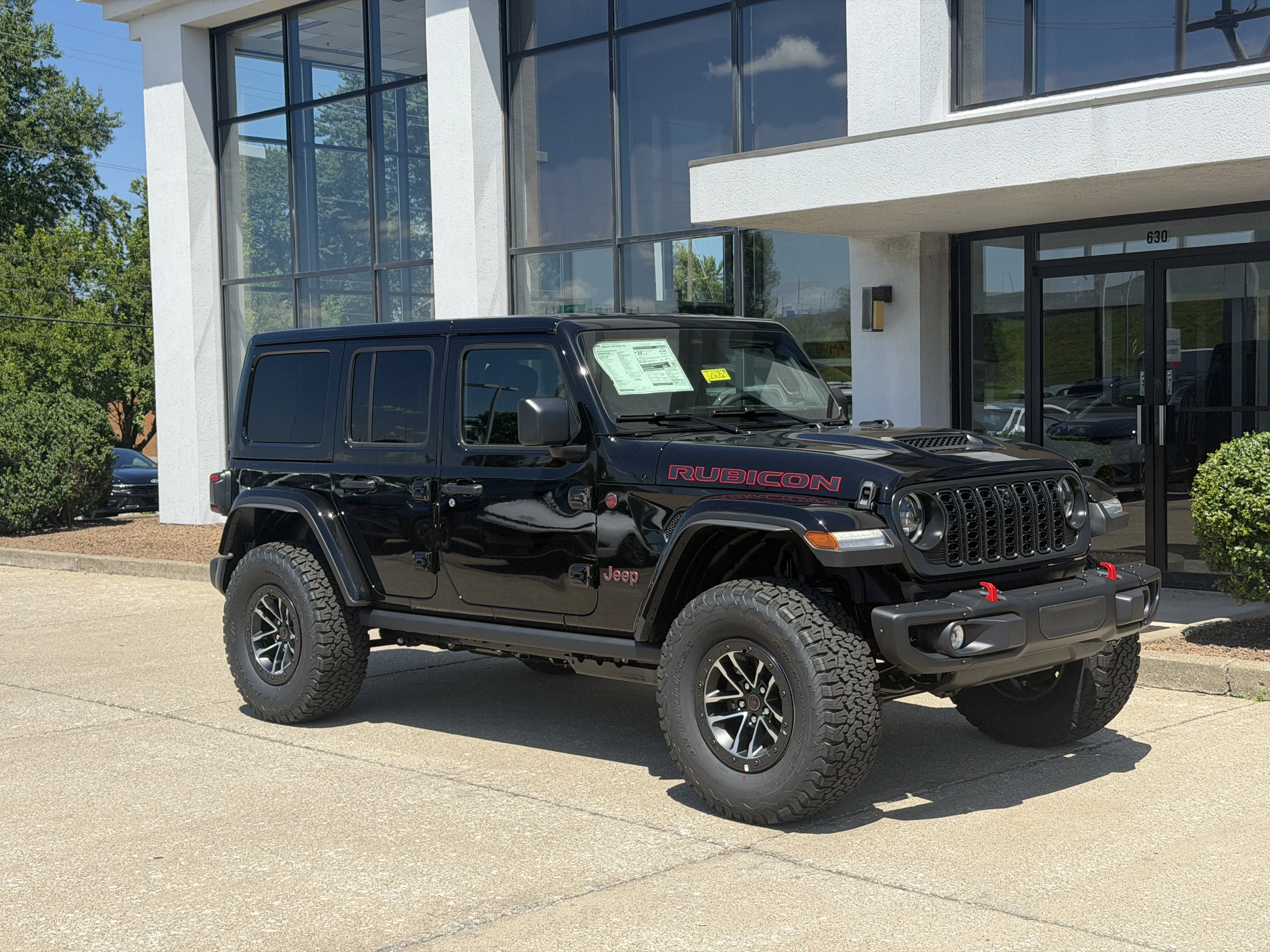 New 2026 Black Clear-Coat Exterior Paint Jeep Rubicon X image 2