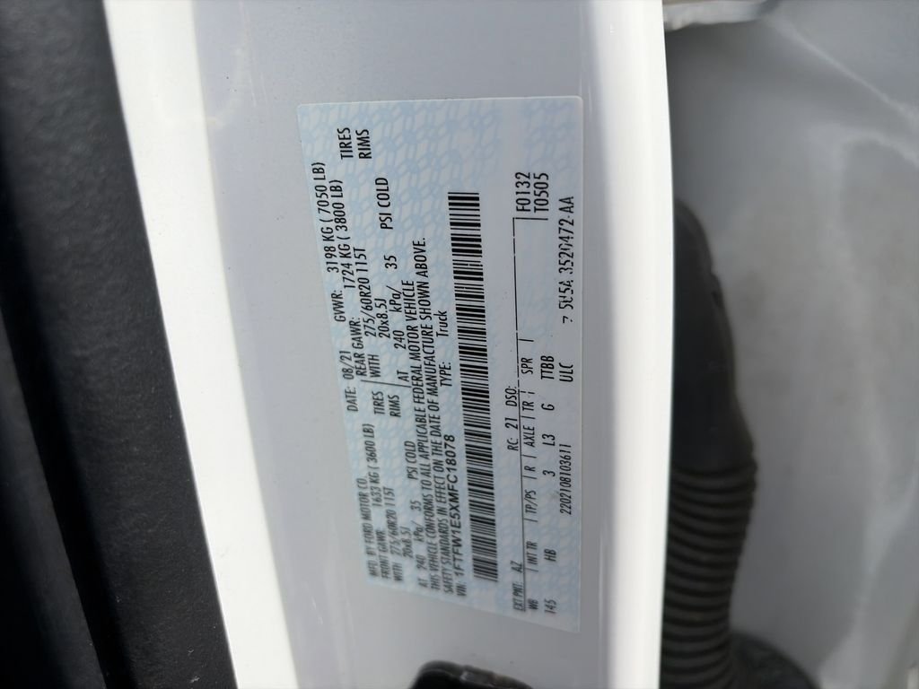 Used 2021 White Ford Lariat image 35
