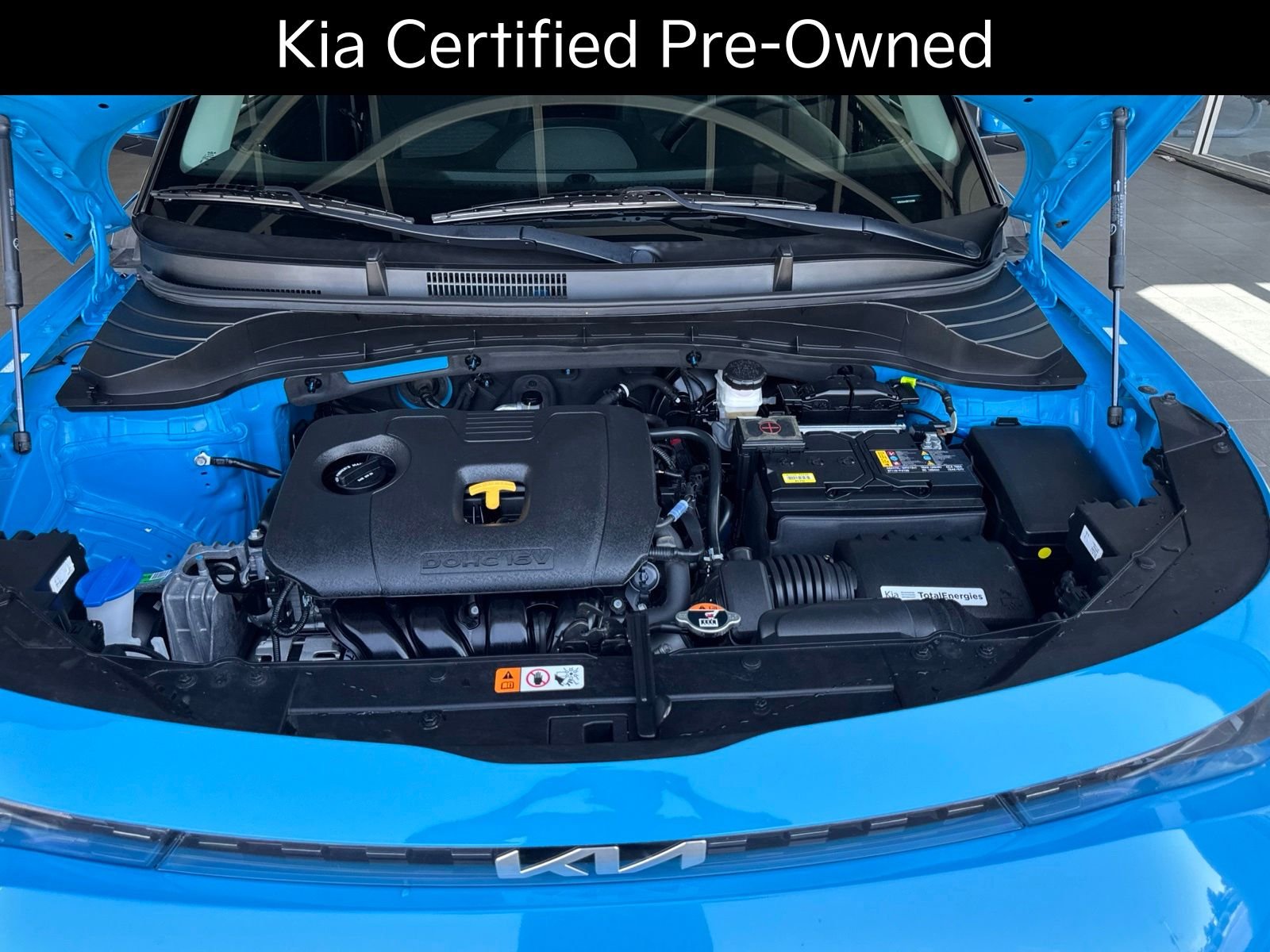 Certified Used 2024 Surf Blue Kia EX image 22