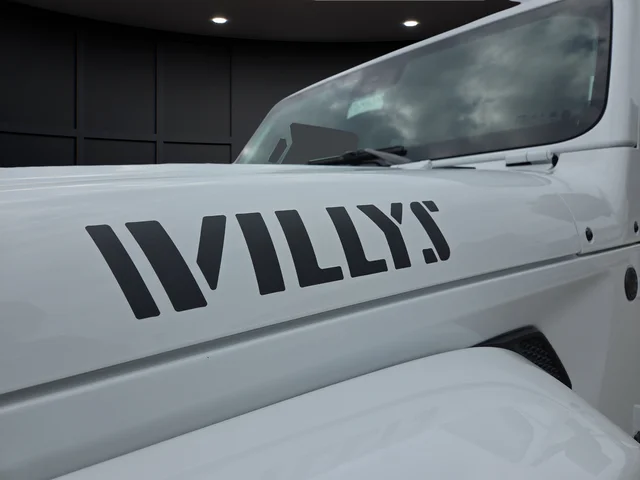 New 2025 Bright White Clear-Coat Exterior Paint Jeep Willys image 39
