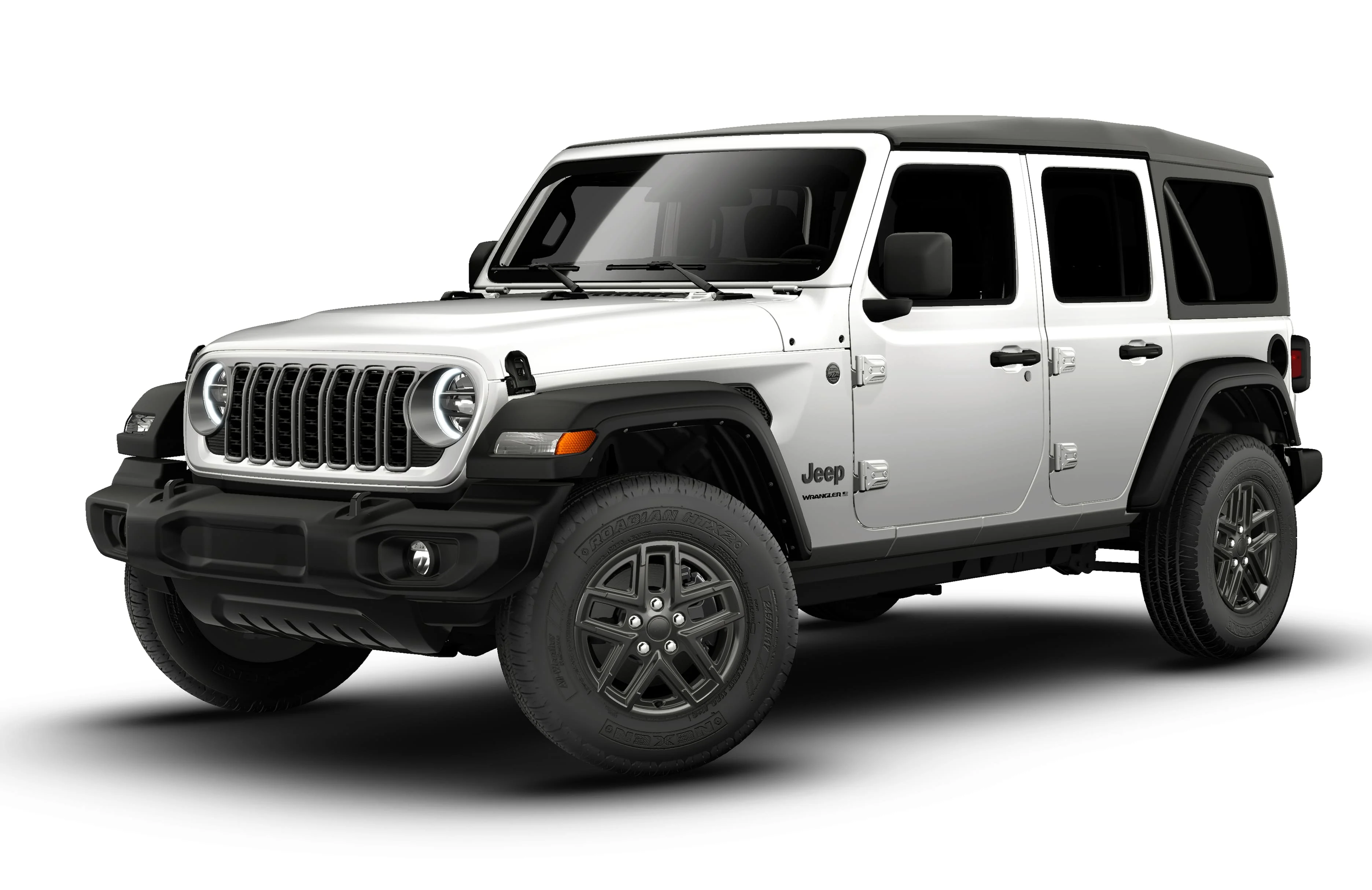 New 2026 Bright White Clear-Coat Exterior Paint Jeep Sport S image 13