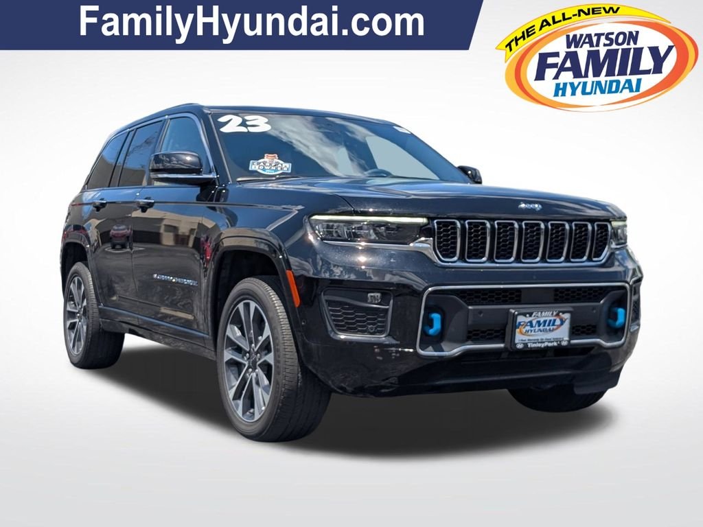 Used 2023 Black Jeep Overland 4xe image 1