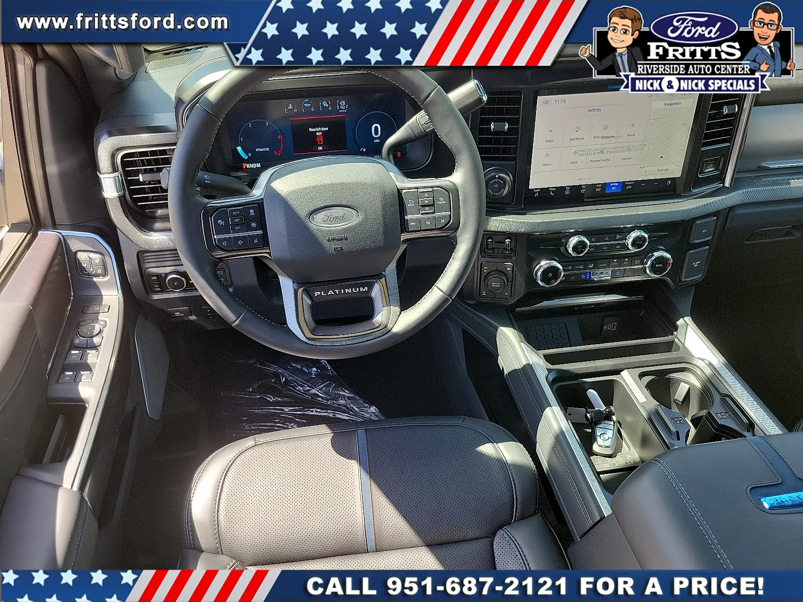 New 2026 Star White Metallic Tri-Coat Ford F-350® Platinum® image 4
