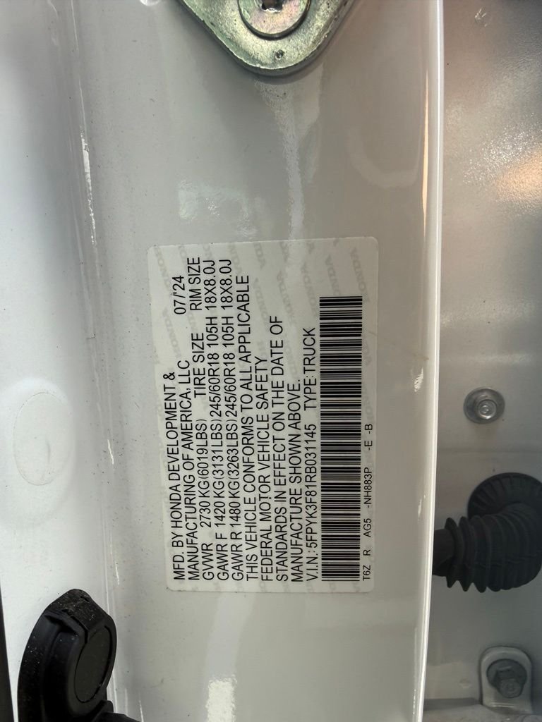 Used 2024 White Honda Black Edition image 11