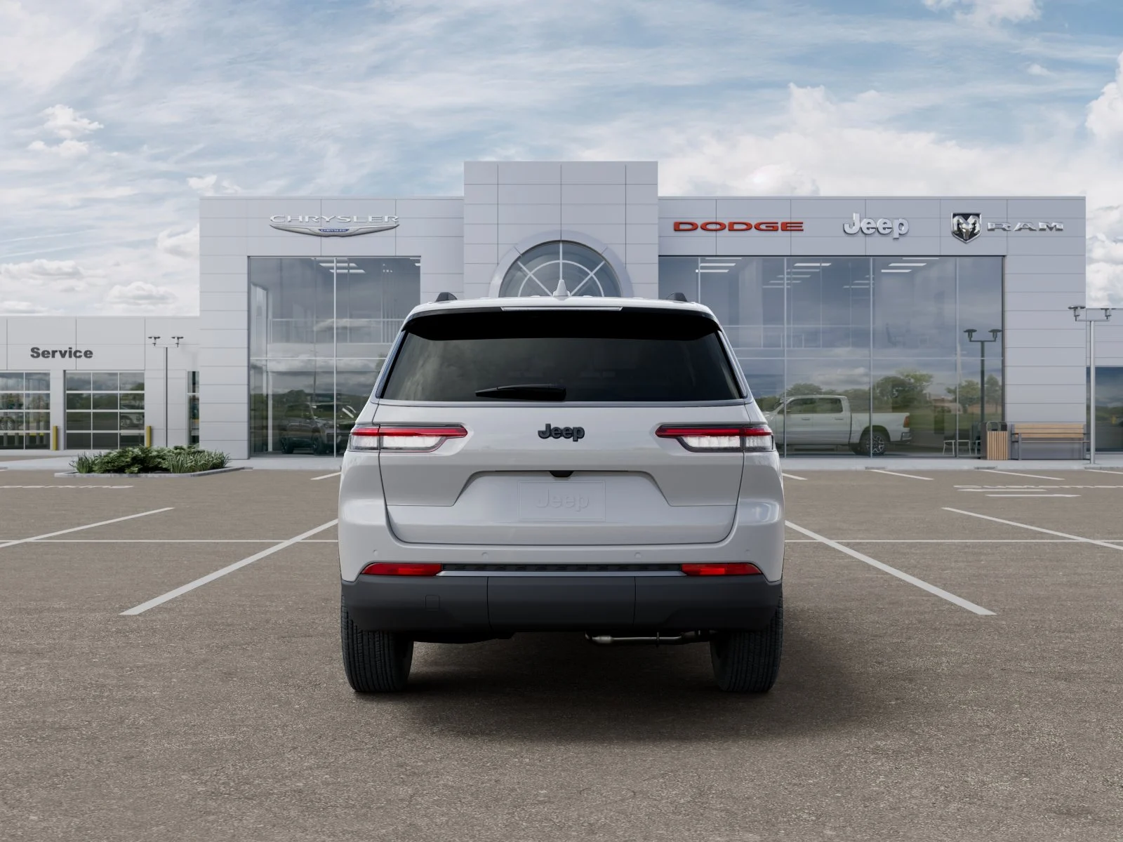 New 2026 Bright White Clear-Coat Exterior Paint Jeep Altitude image 38