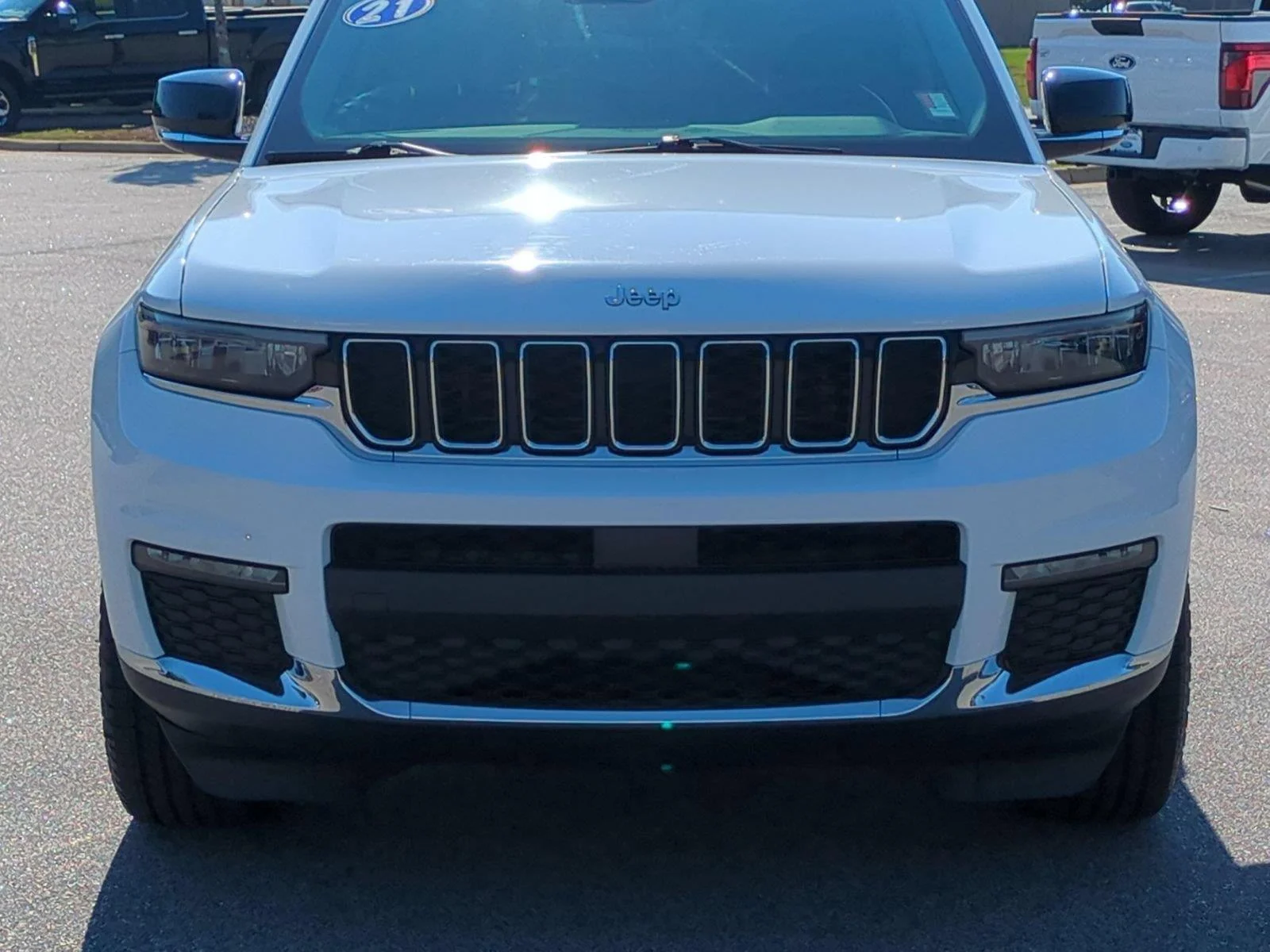Used 2021 Bright White Clearcoat Jeep Limited image 13