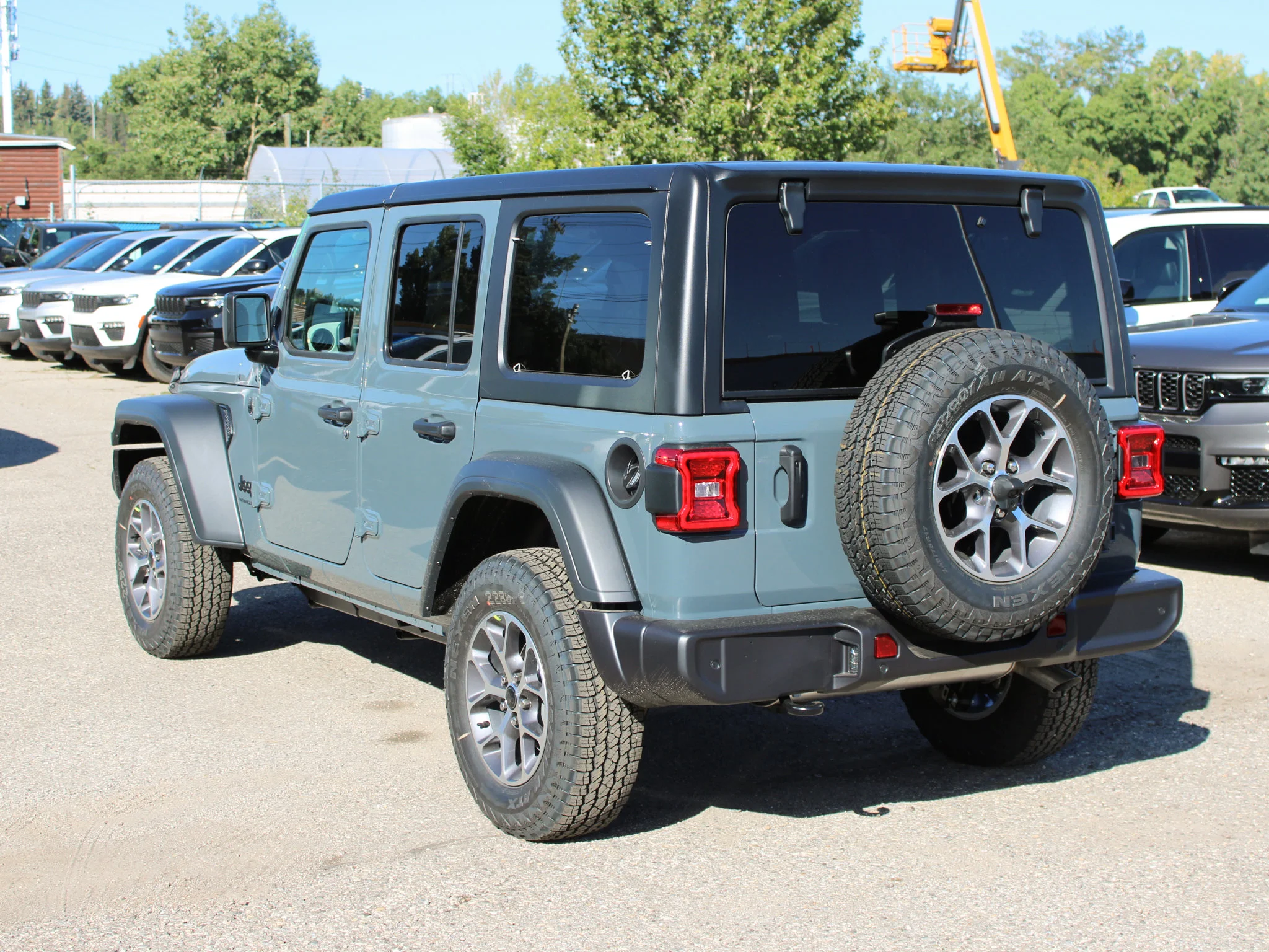 Used 2025 Dark blue Jeep Sport S*, Remote Start, Safety Group, Alpine Audio image 3