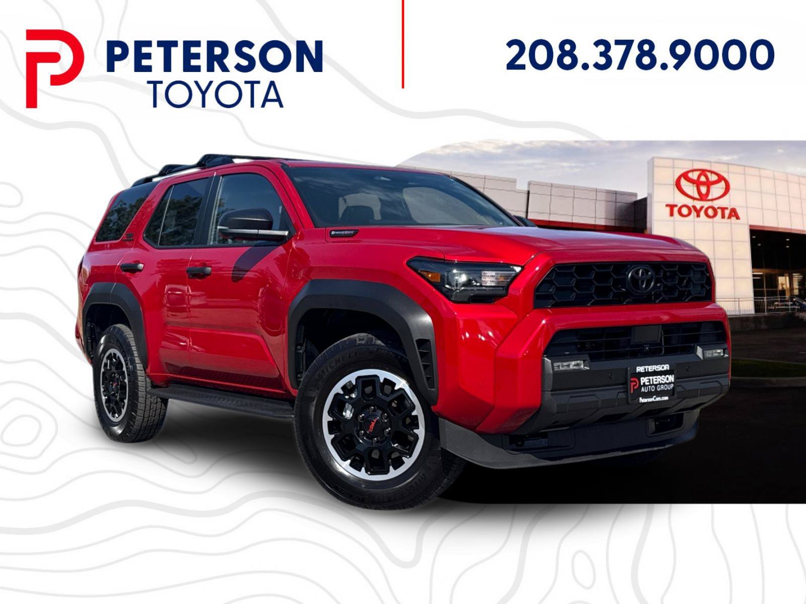 Used 2025 Red Toyota TRD Off Road Premium image 1