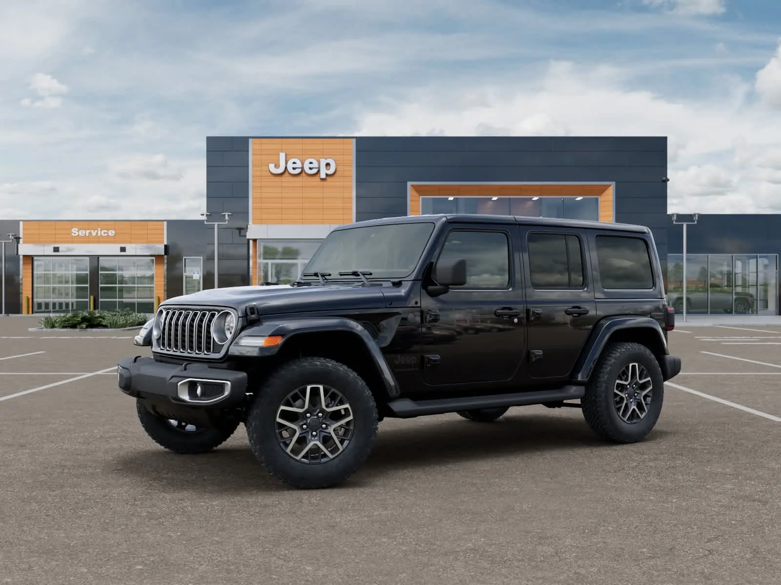 New 2026 Black Clearcoat Jeep Sahara image 2