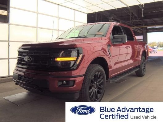 Certified Used 2025 Rapid Red Metallic Tinted Clearcoat Ford XLT image 1