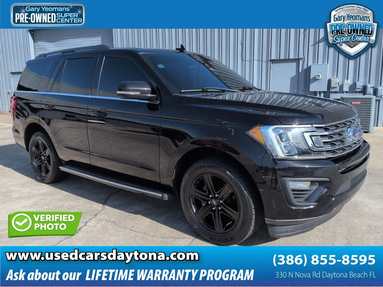 Used 2021 Black Metallic Ford XLT image 1
