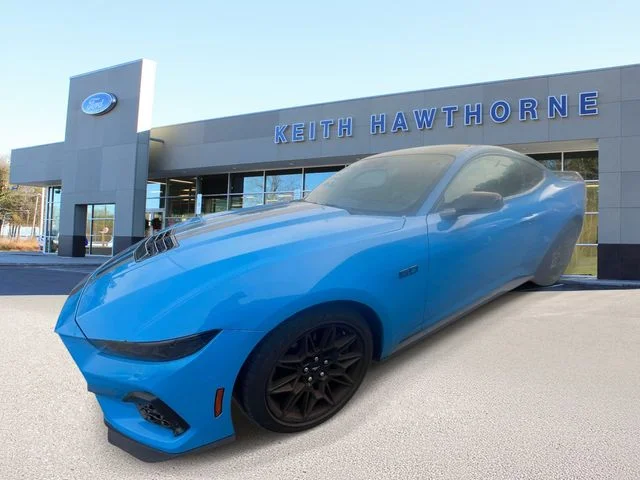 Used 2024 Grabber Blue Ford GT Premium image 4