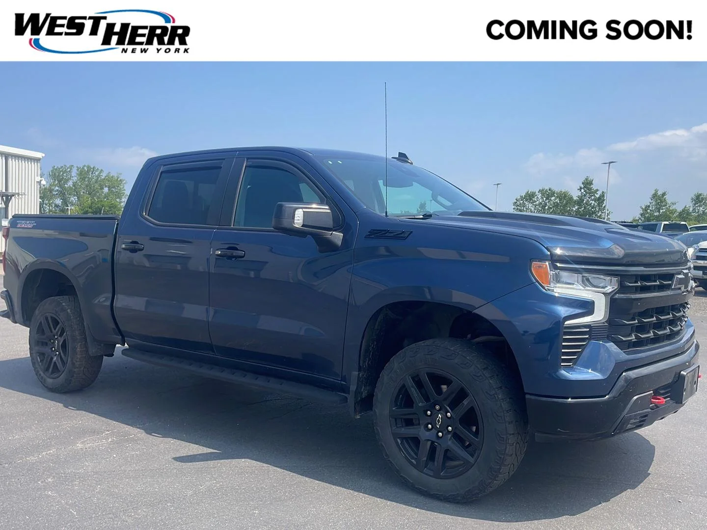 Used 2022 Northsky Blue Metallic Chevrolet LT Trail Boss image 1