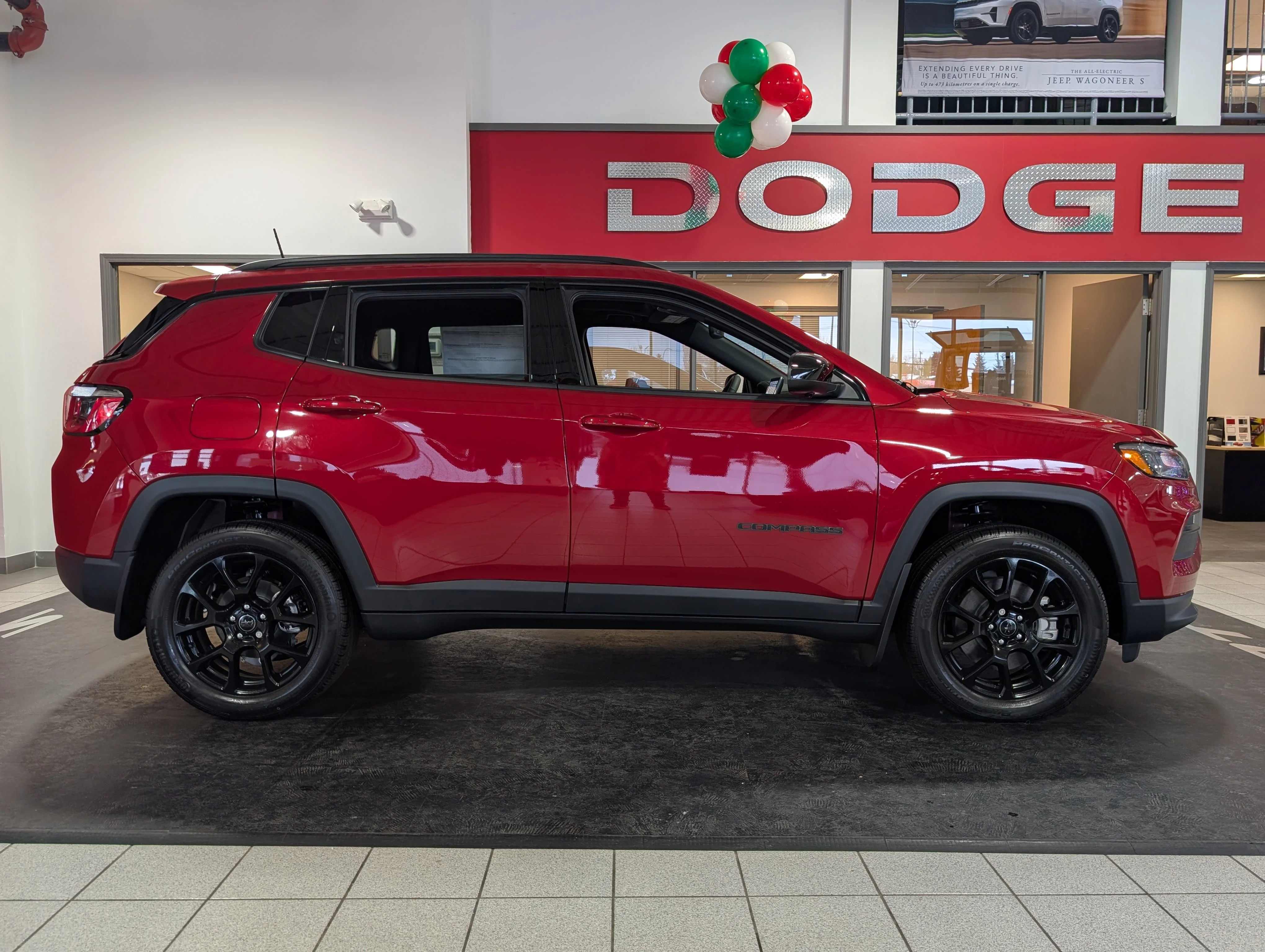 New 2025 Red Hot Pearl Jeep Altitude image 7