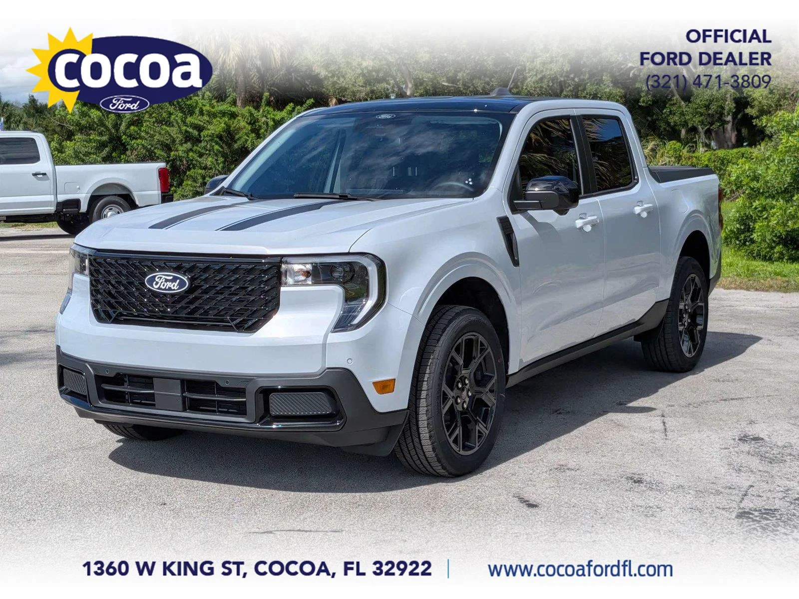 New 2026 Space White Metallic Ford Lariat® image 1