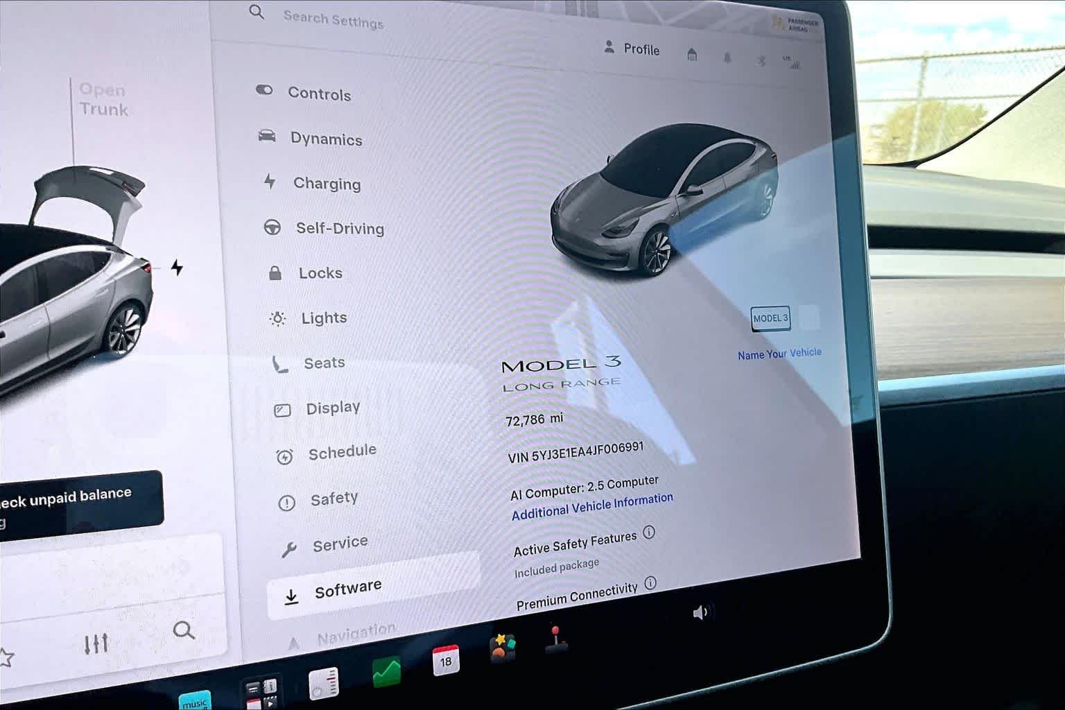 Used 2018 Midnight Silver Metallic Tesla Long Range Battery image 22