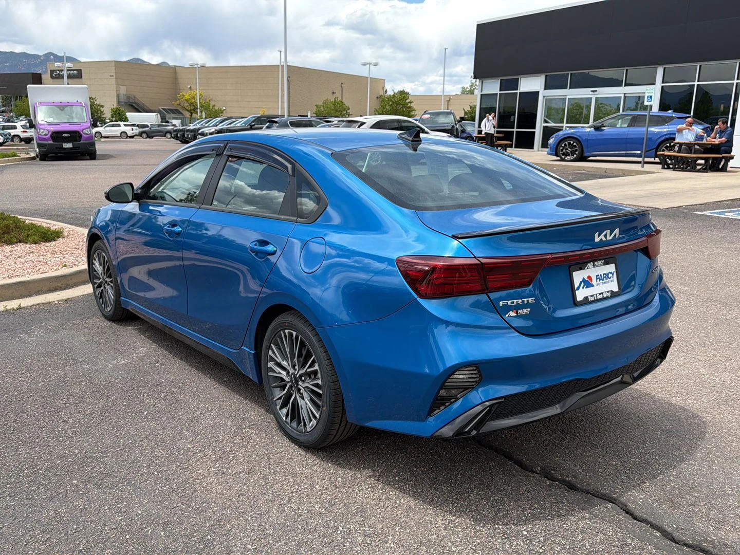 Used 2023 Sporty Blue Kia GT-Line image 7