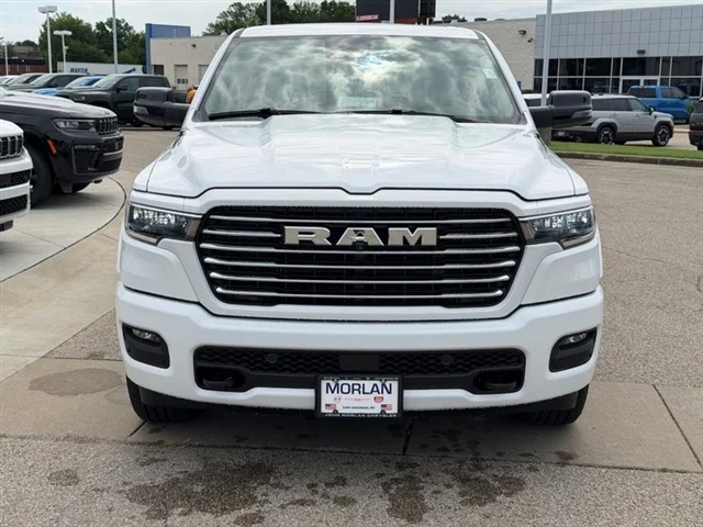New 2026 Bright White Clear-Coat Exterior Paint RAM Laramie image 2