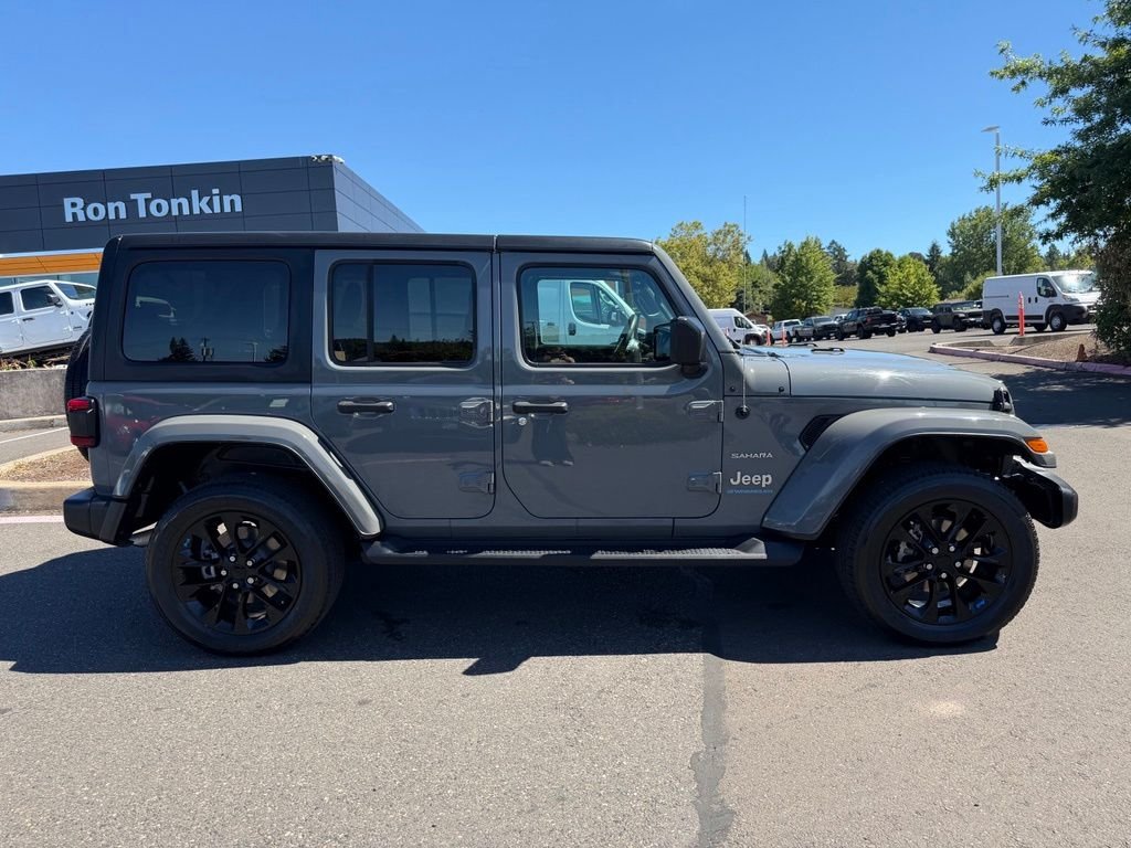 Used 2023 Gray Jeep Sahara 4xe image 8