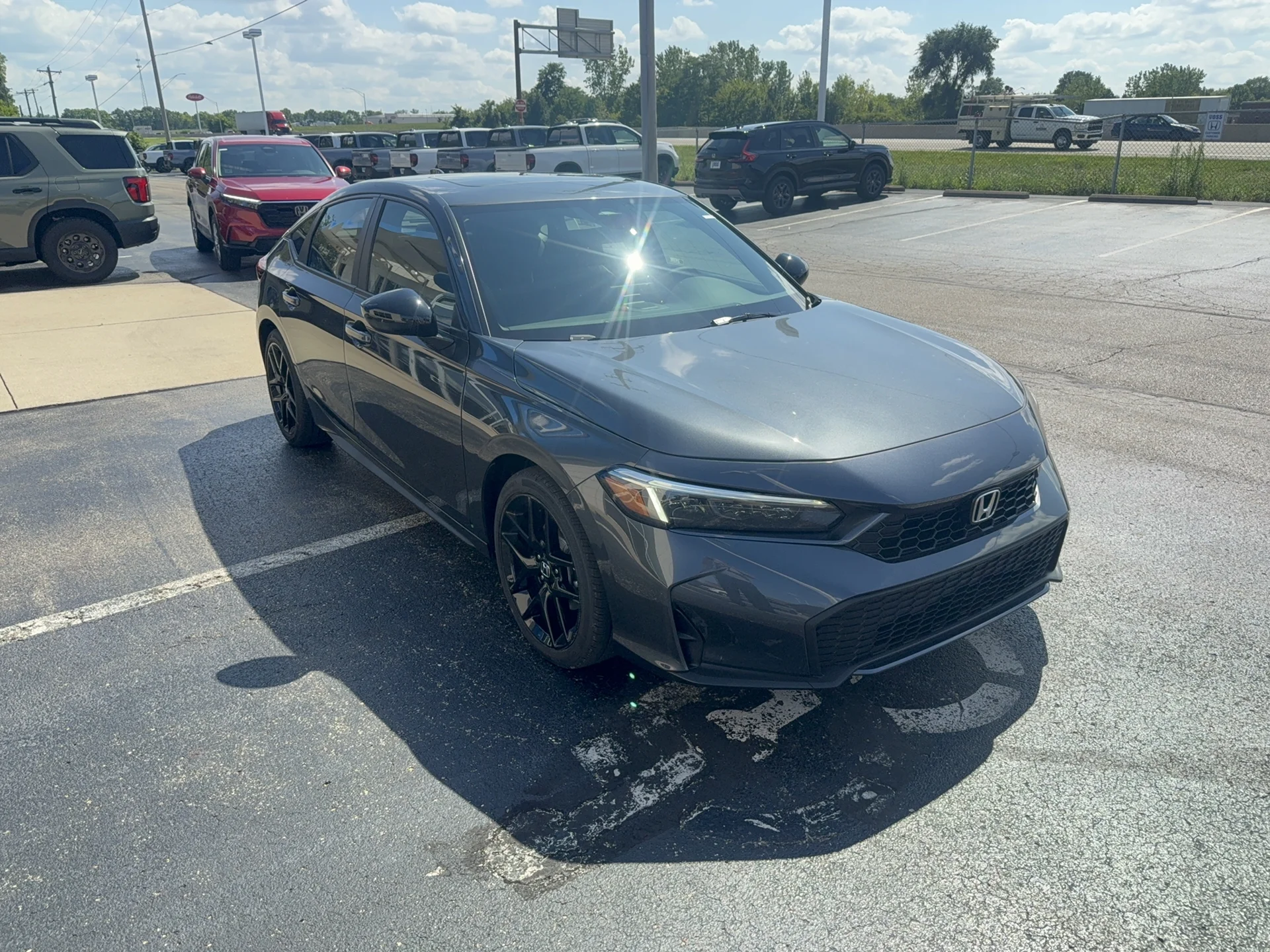 New 2026 Meteorite Gray Metallic Honda Sport image 3