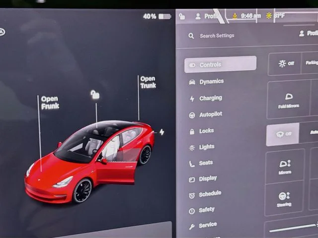 Used 2021 Red Multi-Coat Tesla Performance image 12