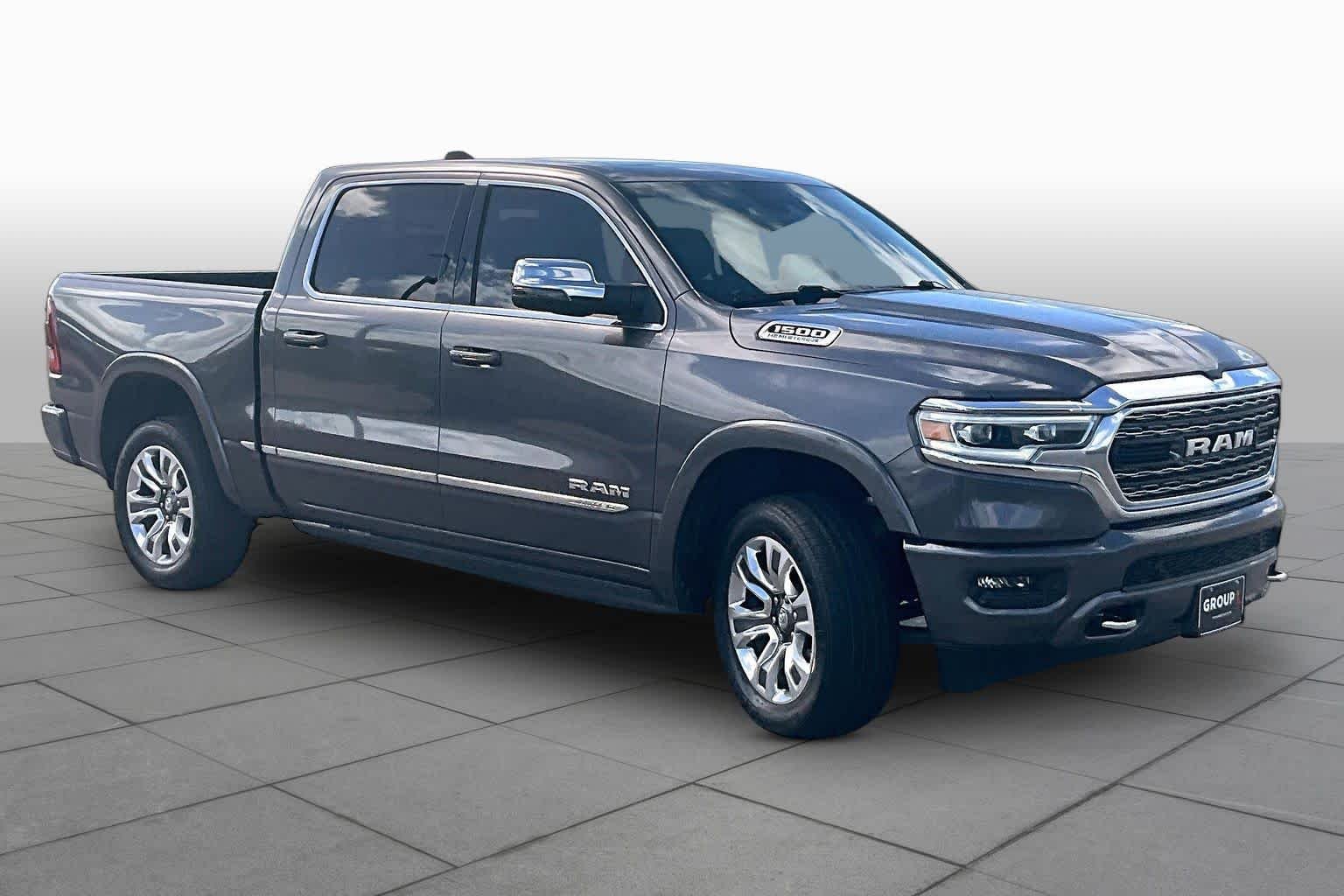 Used 2023 Granite Crystal Metallic Clearcoat Ram Limited image 3