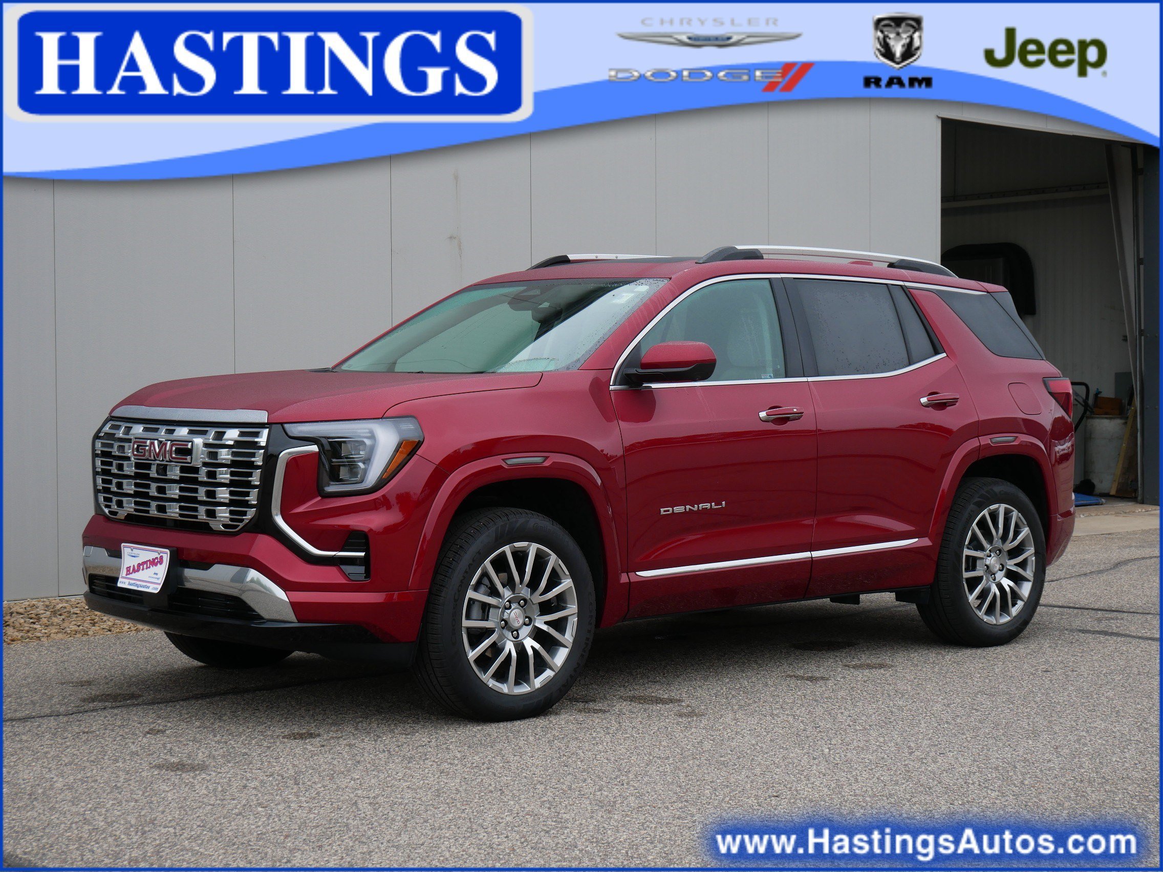 Used 2026 Volcanic Red Tintcoat GMC AWD Denali image 1