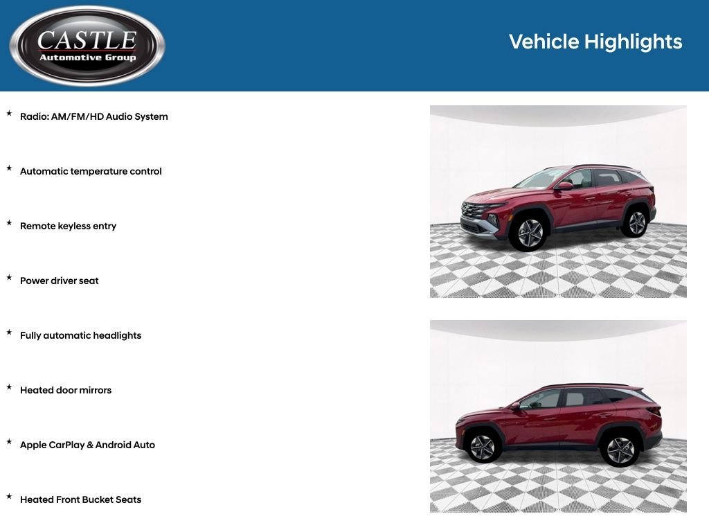 New 2026 Red Hyundai SEL image 3