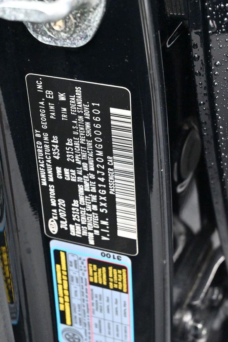 Used 2021 Ebony Black Kia LXS image 34