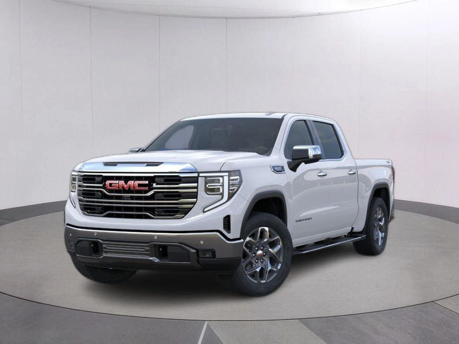 New 2026 Glacier White Tricoat GMC SLT image 8