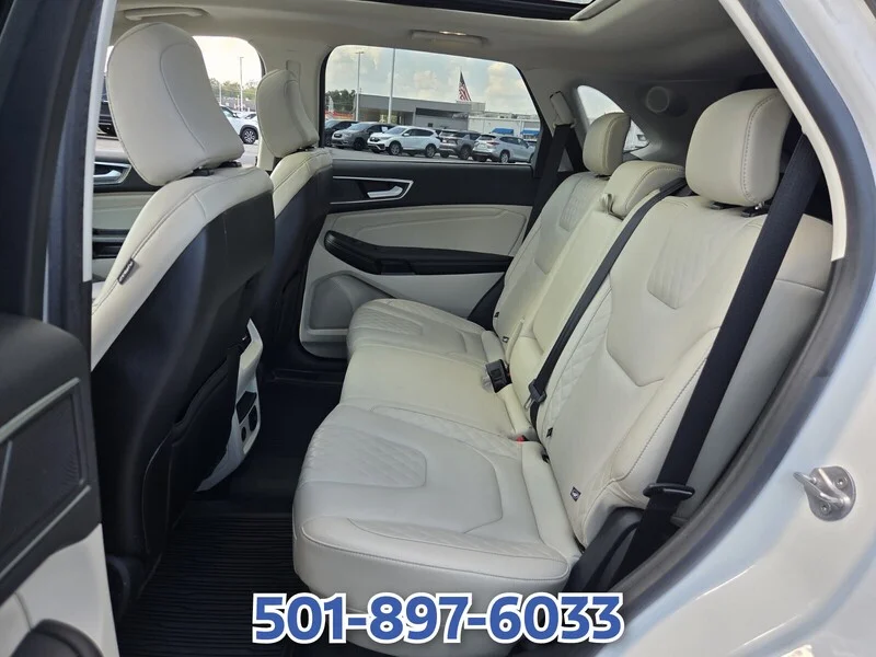 Used 2023 White Metallic FORD TITANIUM AWD image 10