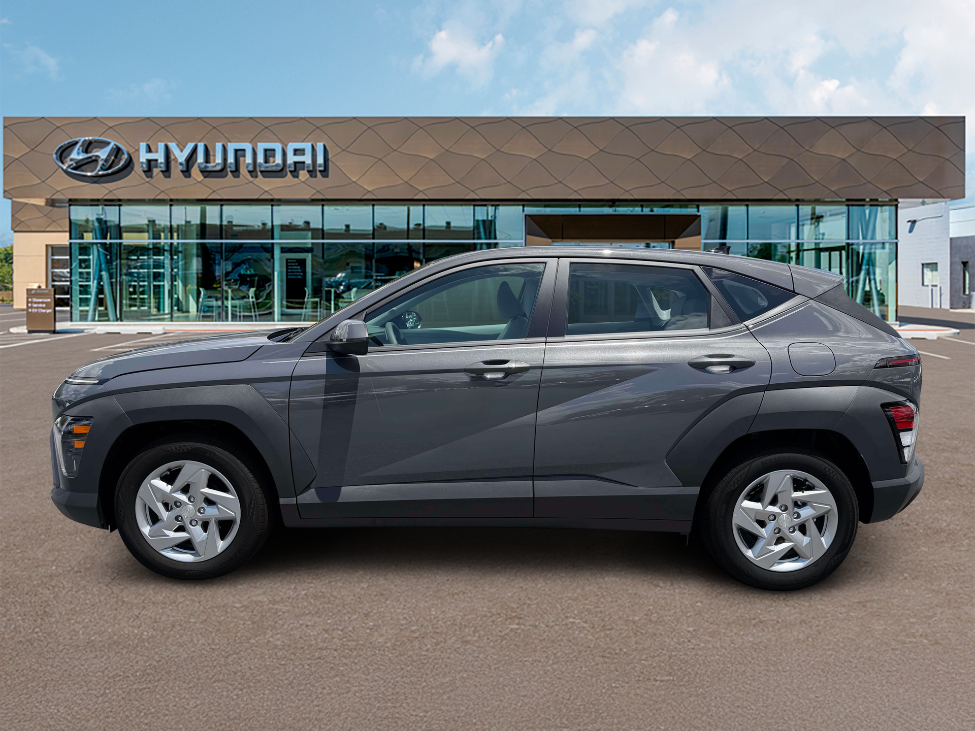 New 2027 Ecotronic Gray Pearl Hyundai SE FWD image 3