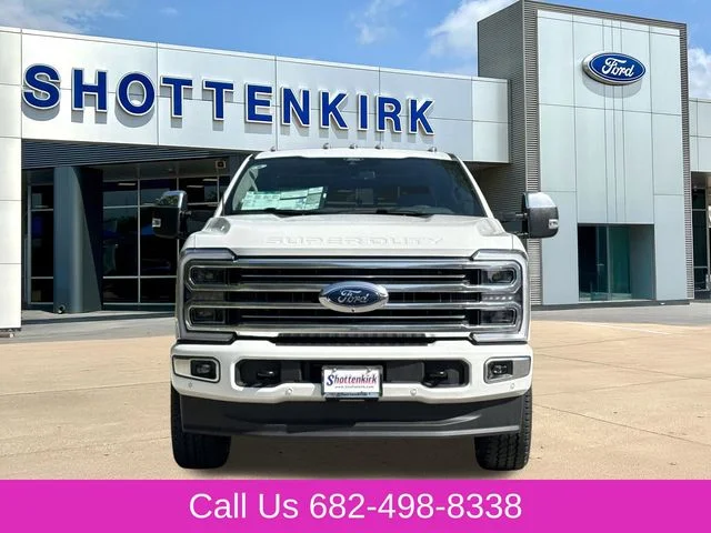 New 2026 Star White Metallic Tri-Coat Ford F-350® Platinum® image 2