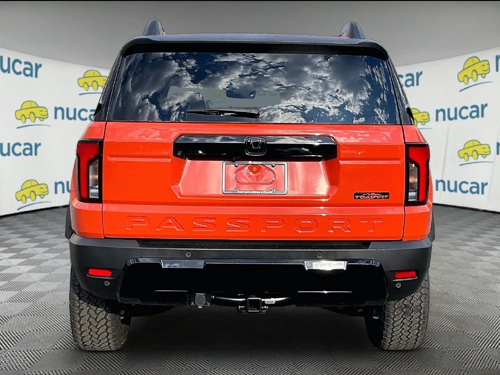 New 2027 Sunset Orange Honda TrailSport Elite Blackout image 6