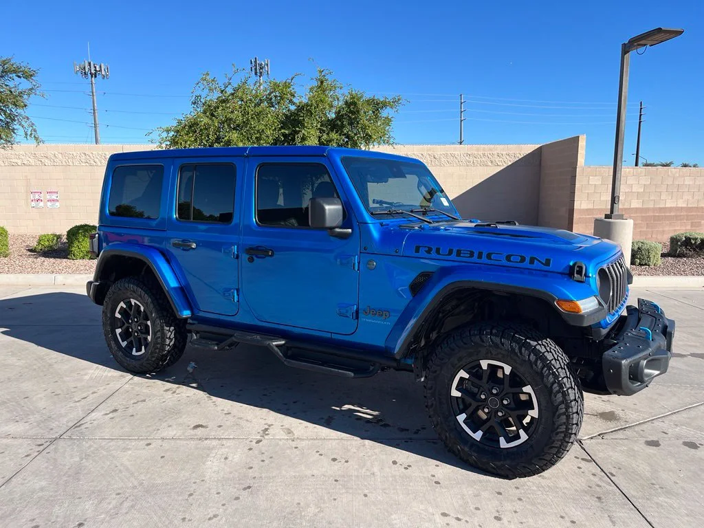 Certified Used 2024 Blue Jeep Rubicon X 4xe image 4