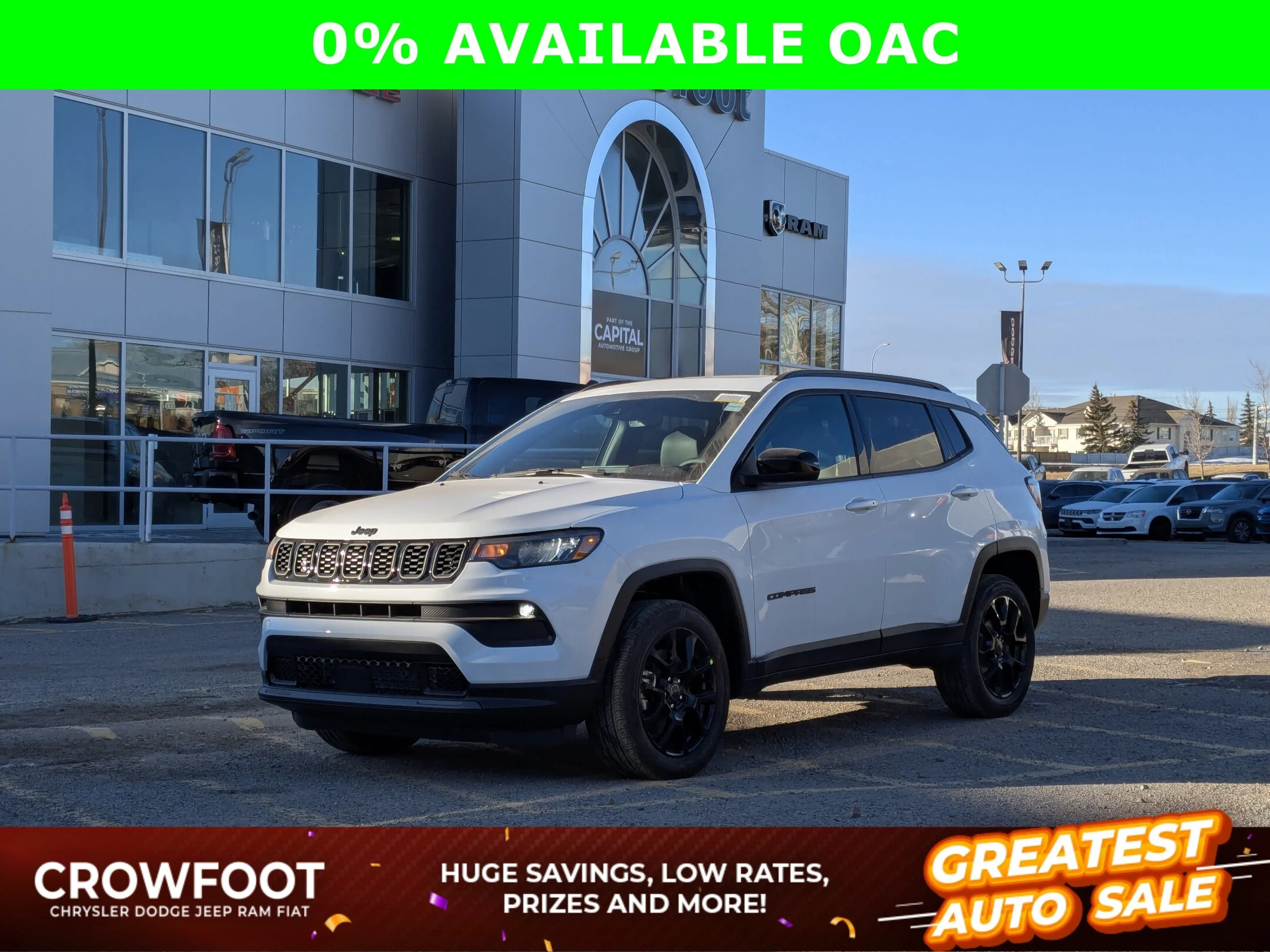 New 2026 White Jeep North - - 4x4 - Altitude Special Edition - 18 inch Black Wheels & More! image 1