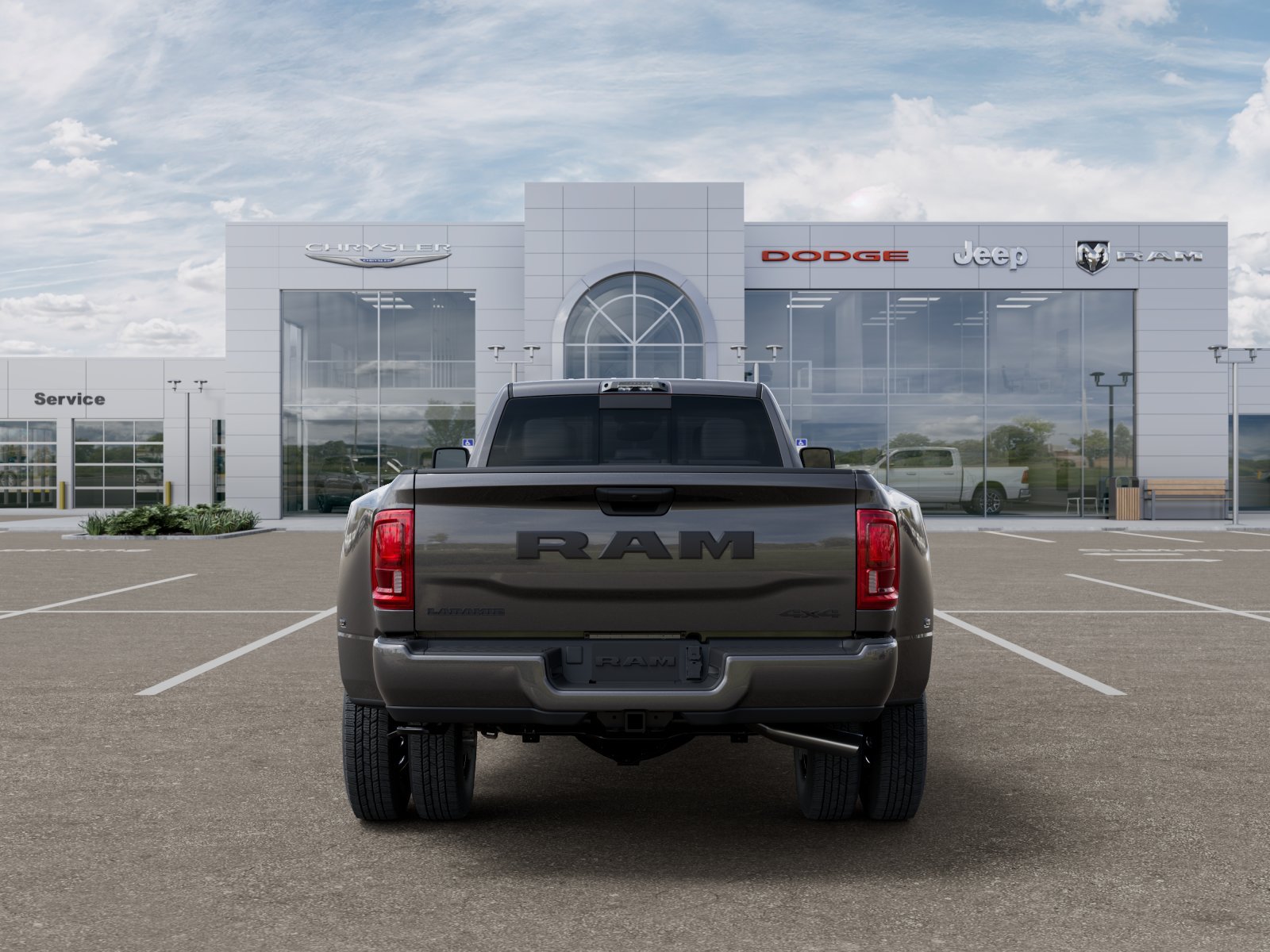 New 2026 Granite Crystal Metallic Clear-Coat Exterior Paint RAM Laramie image 33