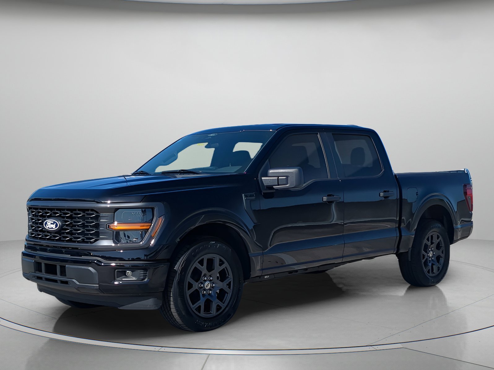 New 2026 Agate Black Metallic Ford STX Crew Cab Pickup image 1