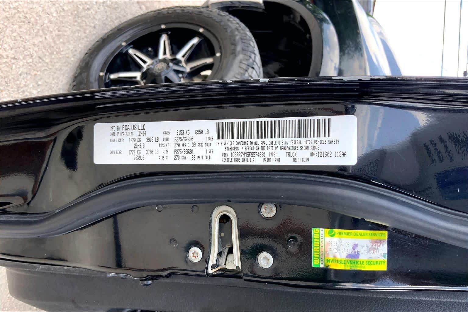 Used 2015 Black Clearcoat Ram Laramie image 33