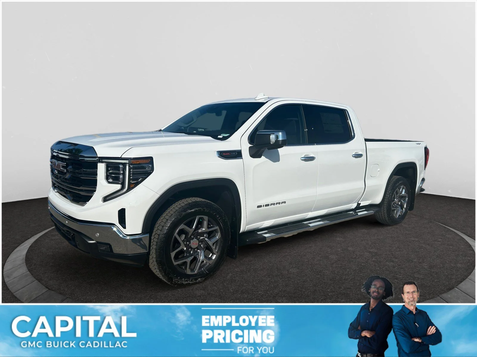 New 2026 Summit White GMC SLT image 1