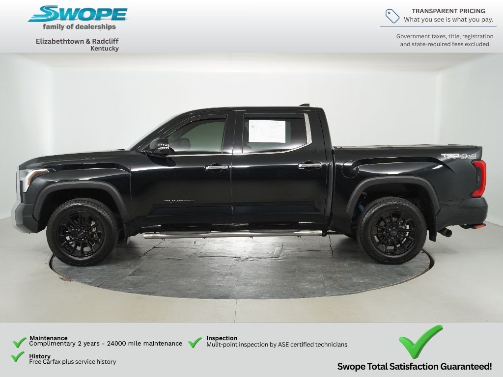 Used 2023 Midnight Black Metallic Toyota Limited image 6