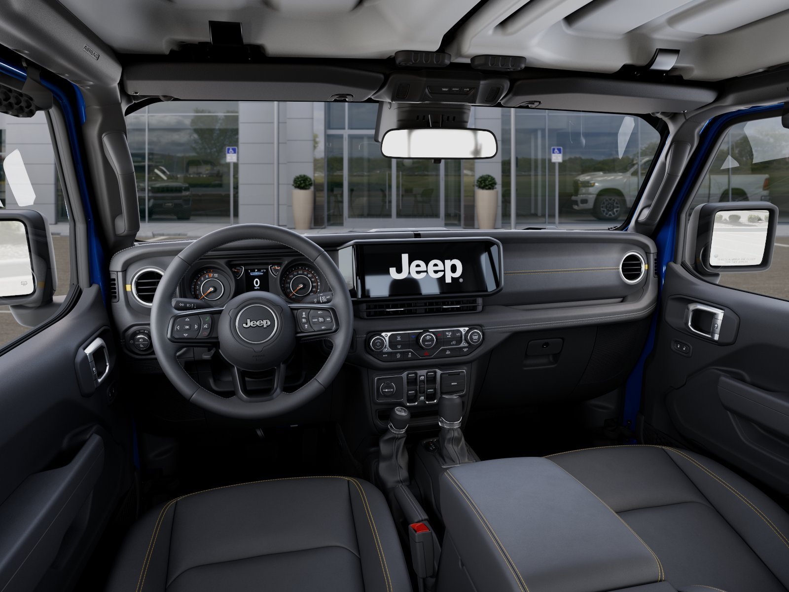 New 2026 Hydro Blue Pearl-Coat Exterior Paint Jeep Sahara image 19