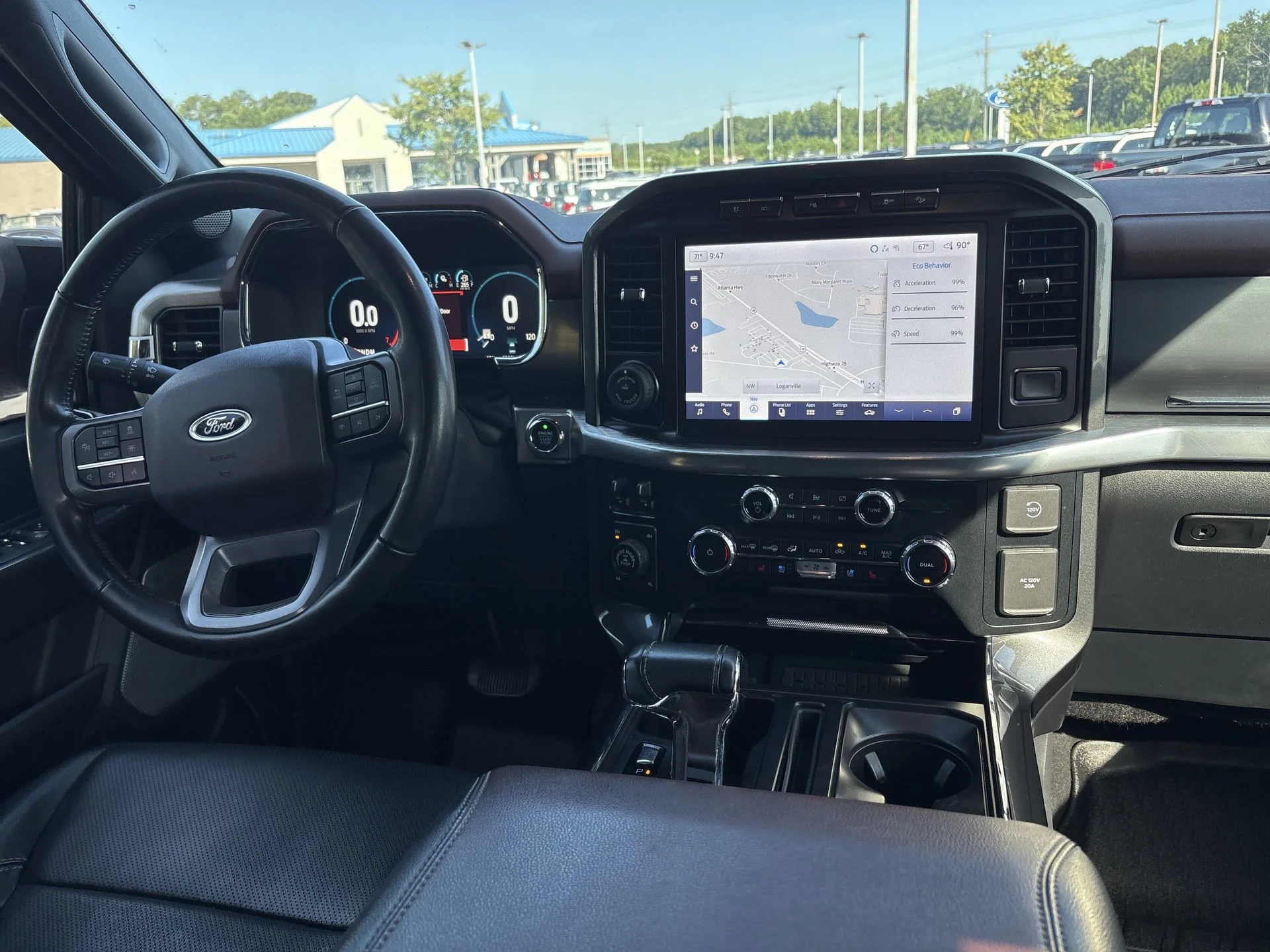 Certified Used 2023 Black Metallic Ford Lariat image 3