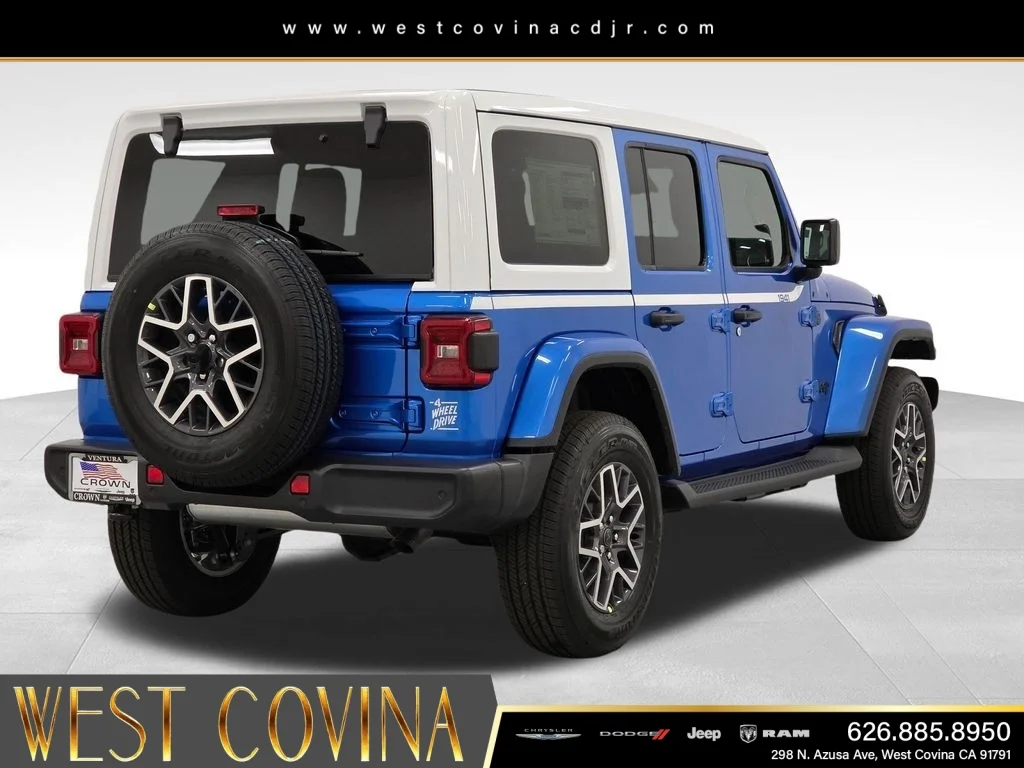 New 2026 Hydro Blue Pearl-Coat Exterior Paint Jeep Sahara image 5