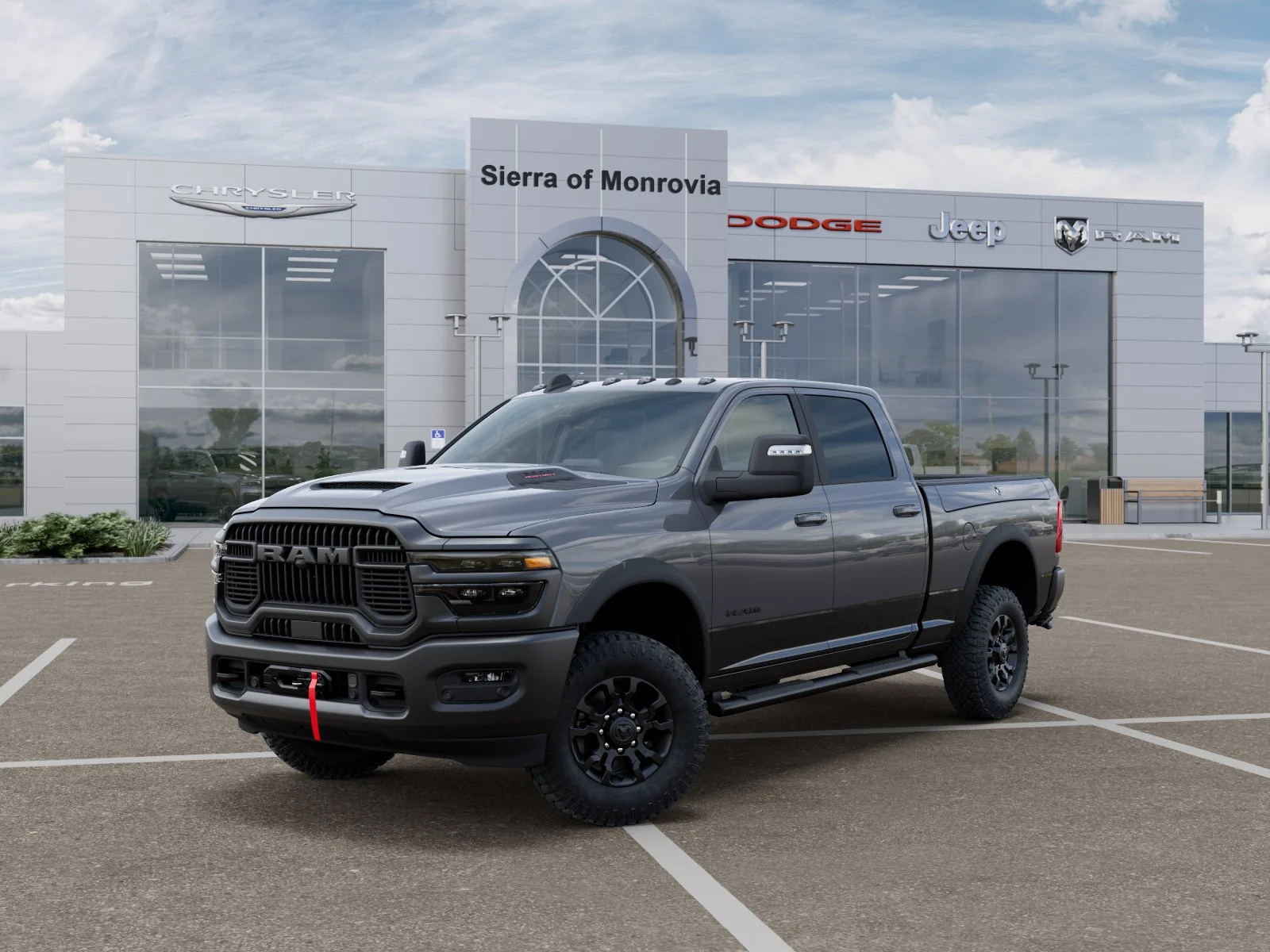 New 2026 Ceramic Gray Clear-Coat Exterior Paint RAM Power Wagon image 27