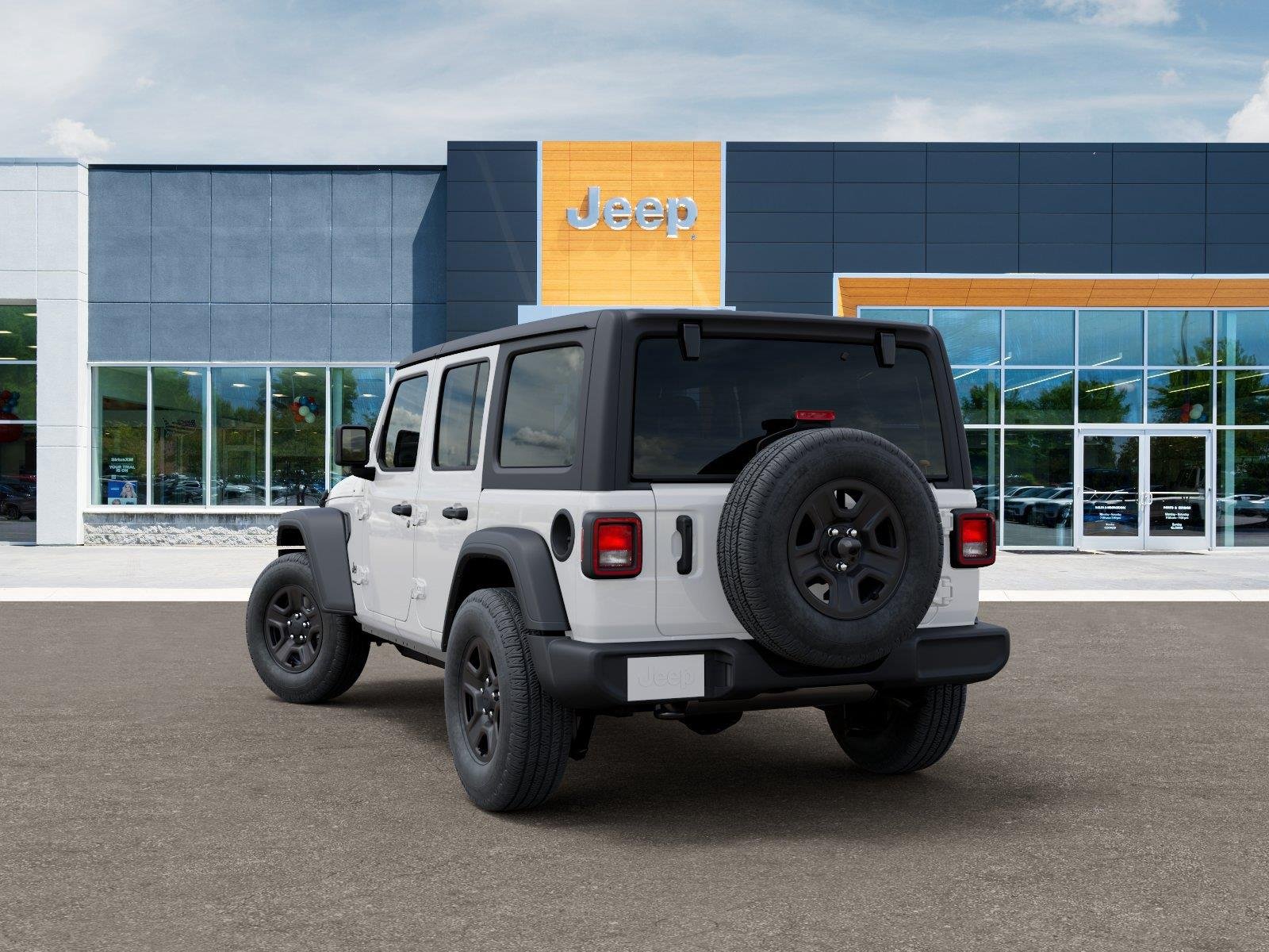 New 2026 Bright White Clear-Coat Exterior Paint Jeep Sport image 3