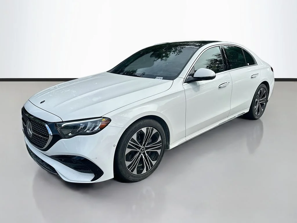 Certified Used 2026 Polar White Mercedes-Benz E 350 image 1