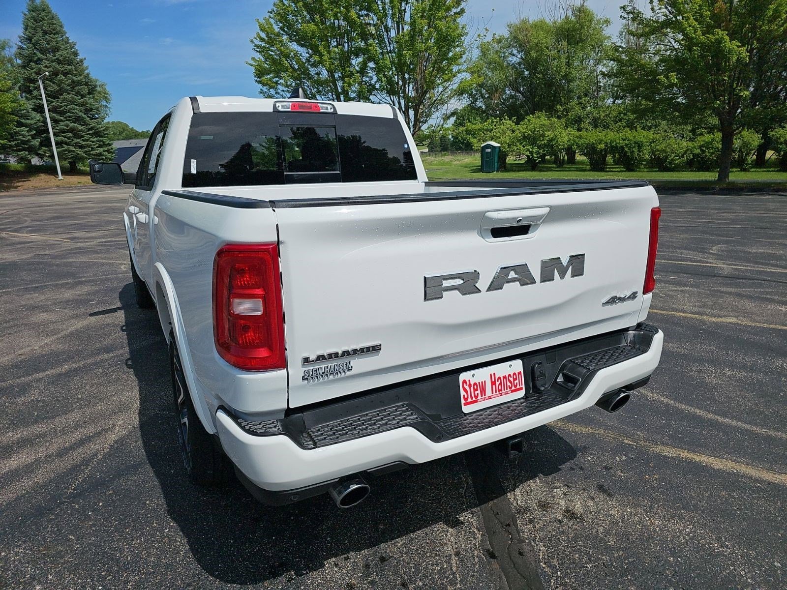 Certified Used 2025 Bright White Clearcoat Ram Laramie image 3
