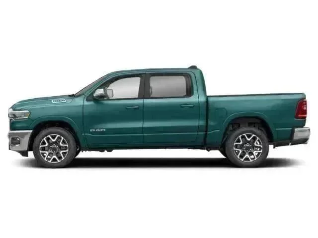 New 2027 Serrano-Green Metallic Exterior Paint RAM Laramie image 2