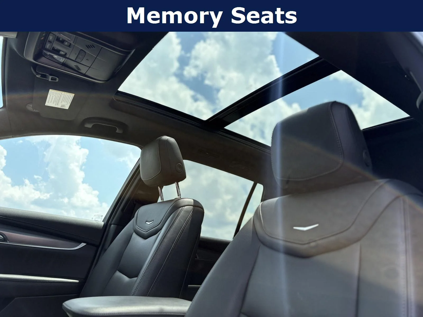 Used 2024 Stellar Black Metallic Cadillac AWD Luxury image 3
